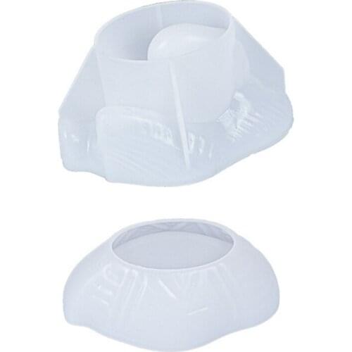 Swan Storage Box Crystal Epoxy Resin Mold Makeup Jewelry Container Fruit Snacks Holder Case DIY Crafts Silicone Mould T84A