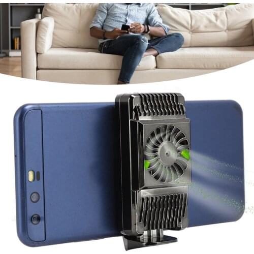 Mobile Phone Heat Sink Cooler Semiconductor Fast Cooling Temperature Reduction Accessory Easy To Play Games For 4‑7 Inch Phone