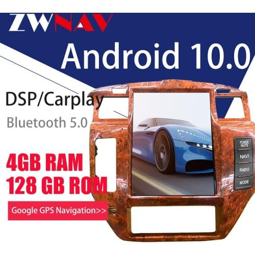 Android 10 PX6 128GB Tesla Screen Carplay For Nissan Patrol 5 Y61 Multimedia Player Auto Audio Stereo Radio Recorder GPS