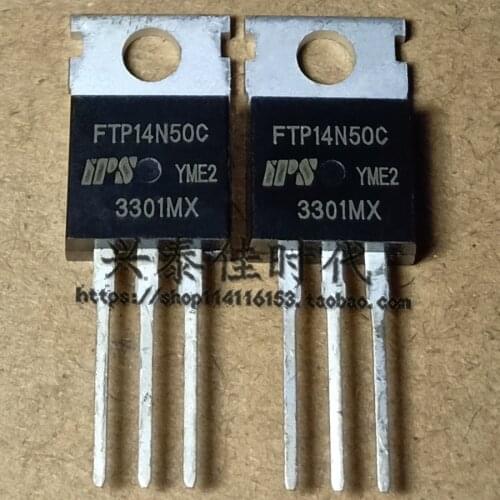 Original new 5pcs/ FTP14N50C 14A500V TO-220