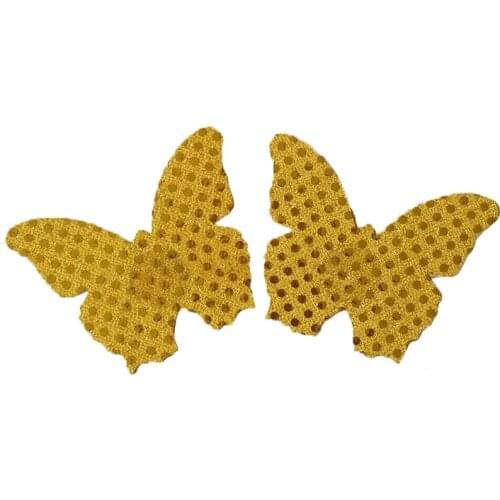 Sexy Disposable Nipple Cover Self Adhesive Nipples Pasties Butterfly Breast Sticker Sequins Cubre Pezon Women Accessories