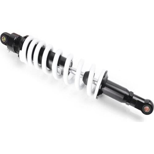 430mm Adjustable Rear Shock Absorber Mounting Suspension Spring For TRAIL PIT DIRT MOTO Motorcycle ATV 250cc White Round