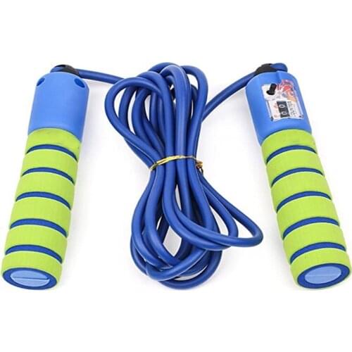 Adjustable Jump Rope with Comfortable Handles and Counter Jumping Belt Exercise electronic Counting Skip Skipping Calories