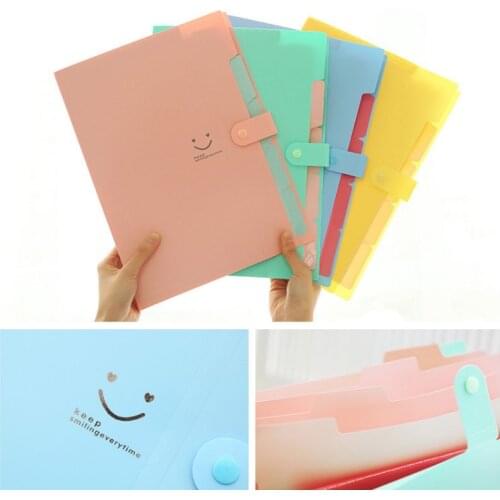 1Pc Colorful Candy Color Waterproof A4 File Document Bag Pouch Bill Folder Holder Organizer School Office Supplies