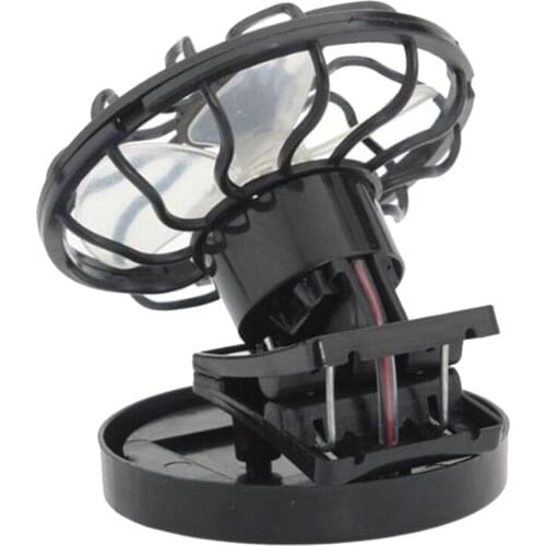 Handsfree Clip-on Cap Solar Fan Summer Fishing Sun Energy Power Cooling Fans