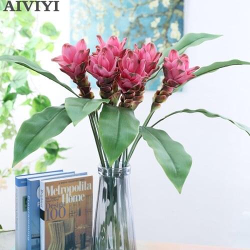 High-grade artificial flower bud silk filigree lotus flower fake flower wedding bouquet home decoration flower arrangement jewel