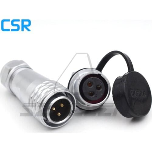 WEIPU SF20 Pair Waterproof connector 3pin ,Panel Mount Circular connectors 3pin, LED cable connector plug socket