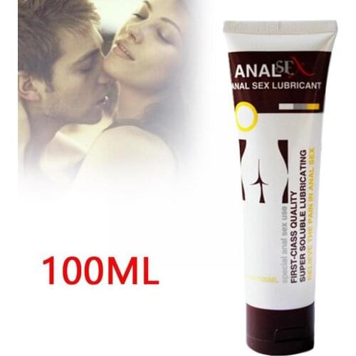 1Pcs 100ml Silk Anal Analgesic Sex Lubricant Water Pain Anti-pain Gel Base Lubrication Anal Relief of Sex For Adults Oil H3B1