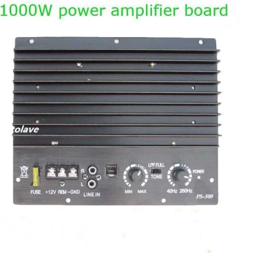 12V 1000W big power car audio power amplifier scooter 10-inch subwoofer mainboard