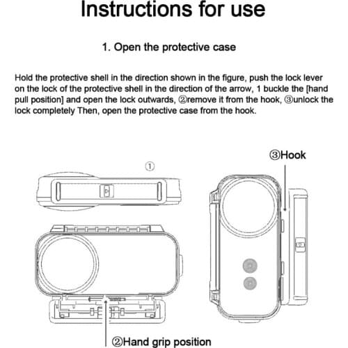 30m Waterproof Housing Underwater Diving Protective Case Kit for insta 360 One X T21A