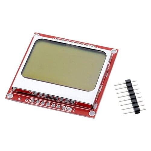 Nokia 5110 LCD Module Display Monitor White backlight adapter PCB 84*48 84x84 Nokia 5110 Screen for Arduino