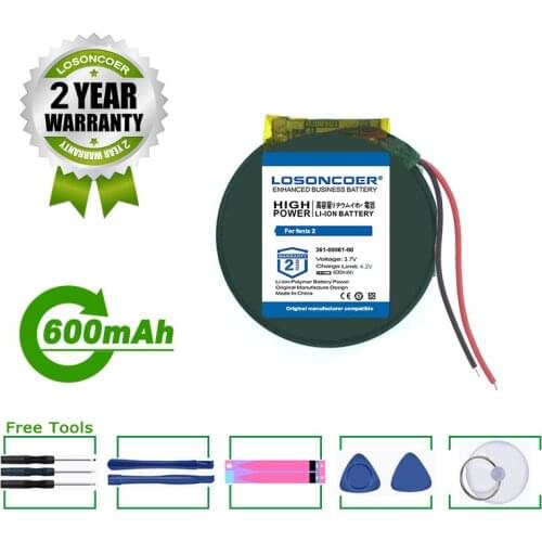 600mAh 361-00061-00 Battery For Garmin fenix 1 2 FENIX1 GPS Watch Model PD3555W For GARMIN D2 GPS Pilot Watch Sports Watch