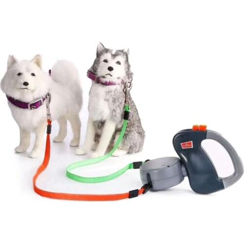 ABS Automatic Retractable Traction Rope With Two-headed Creative Dog Leash Dog Chain Pet Supplies dog accessories