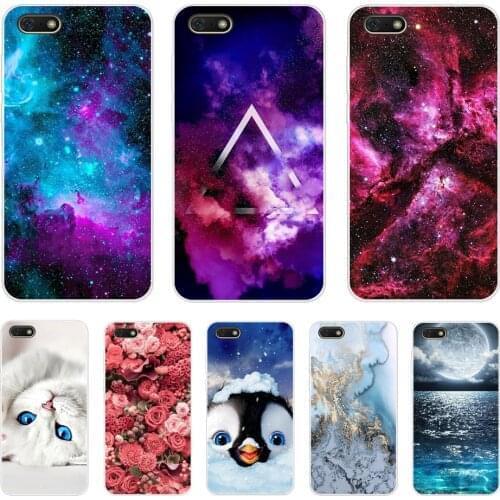 Case Honor 7A / 7a Prime Case 5.45" inch Soft Tpu Phone cover for Huawei Honor 7A 7 A DUA L22 Russian version Back Cover cat