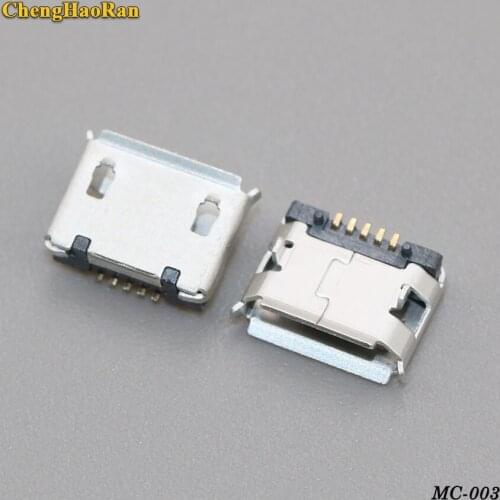 ChengHaoRan 2pcs 5pin new micro usb jack charging port connector For OPPO X907 for Nokia 5800 E71 for Gionee
