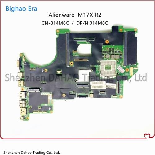 CN-014M8C 014M8C 14M8C Mainboard For Dell Alienware M17X R2 Laptop Motherboard DDR3 100% Fullly Tested