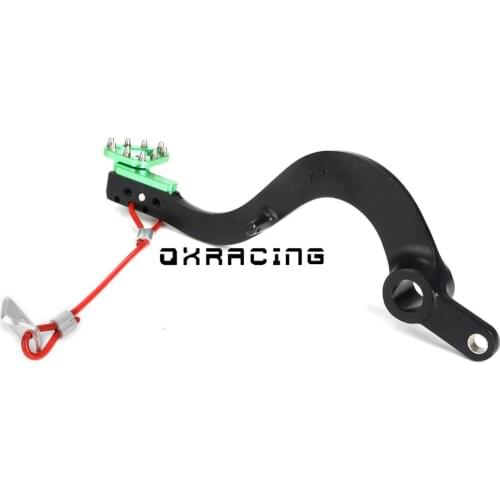 Motorcycle Forged Rear Brake Pedal Lever Brake Saver For Kawasaki KX250F KXF 250 2006-2018 Dirt Bike Off Road