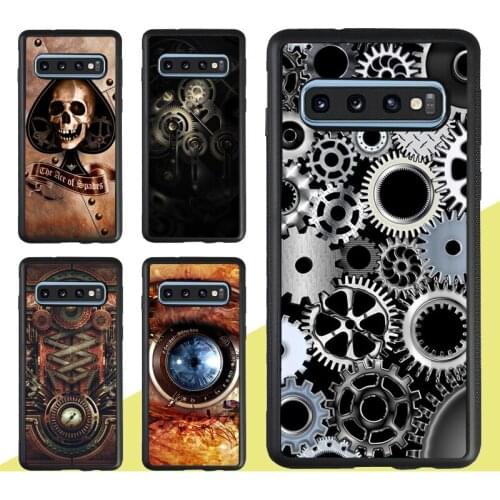 Steampunk Gear Mechanical Case For Samsung Galaxy S20 Plus S9 S10 Note 20 Ultra A50 A70 A51 A71 A21S A20e A31 M31 M21