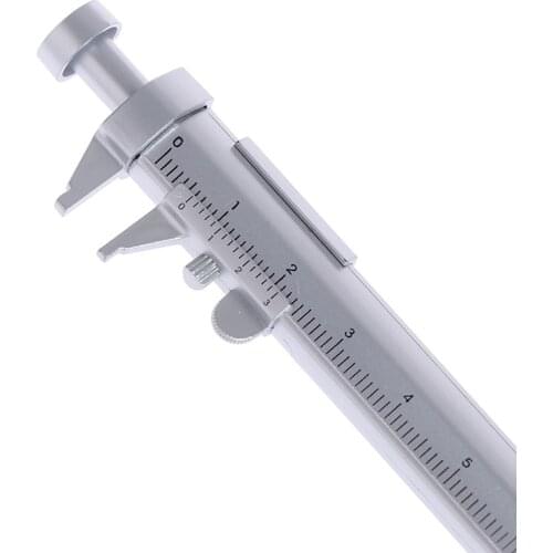 Multifunction Gel Ink Pen Vernier Caliper Roller Ball Pen Stationery Ball-Point 2 Colors Drop shipping