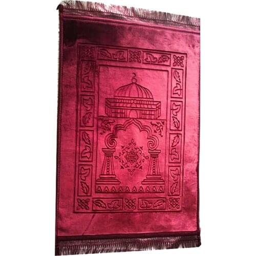 Prayer Rug Muslim Islamic Prayer Salat Mat Musallah Sajda tapis de priere islam Sajadah Praying Mats Rugs Carpet Tassel Decor
