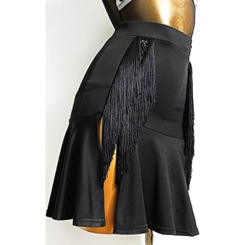 2020 New Latin Dance Dress Women Tassel Latin Dance Skirt Ballroom Samba Tango Chacha Belly Dancing Performamnce TL570