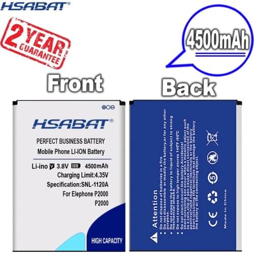 New Arrival [ HSABAT ] 4500mAh Replacement Battery for Elephone P2000 / P2000C