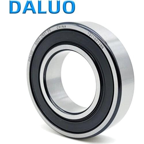 1PCS 6005-2RS1 P5 25X47X12 DALUO Bearing 6005 6005RS 6005-2RS ABEC-5 Single Row Deep Groove Ball Bearings Metric