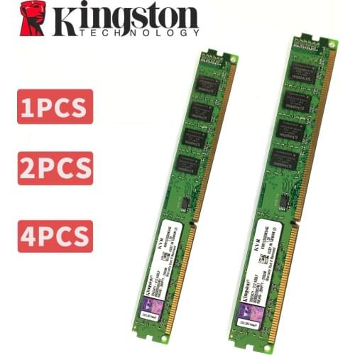 Kingston PC Memory RAM Memoria Module Desktop DDR2 DDR3 1GB 2GB 4GB 8GB PC2 PC3 667mhz 800mhz 800 1333 1600 1600mhz 1333mhz 8g