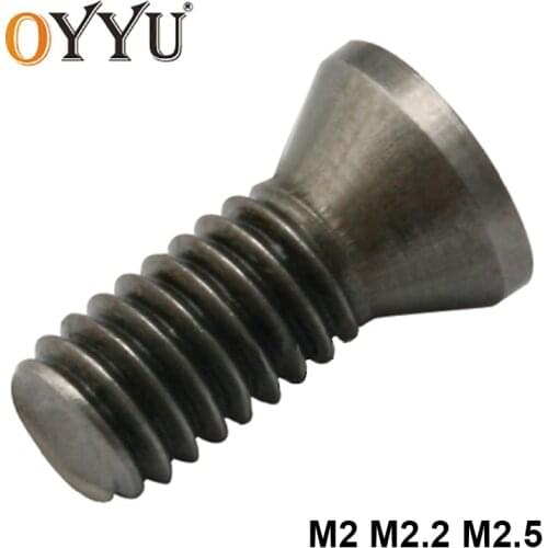 OYYU 50pcs Screw M2 M2.2 M2.5 M2.0*5 M2.0*6 M2.2*6 M2.5*6 M2.5*7 M2.5*8 for Lathe Tools Turning Carbide Inserts accessories