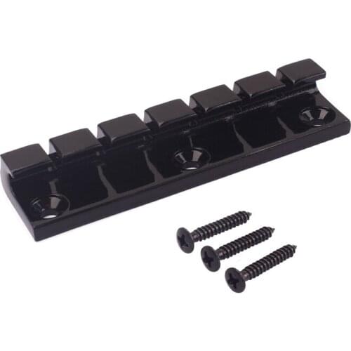 Durable 6-string Fixed Harp Bridge Finish Tailpiece for Eelctric Guitar