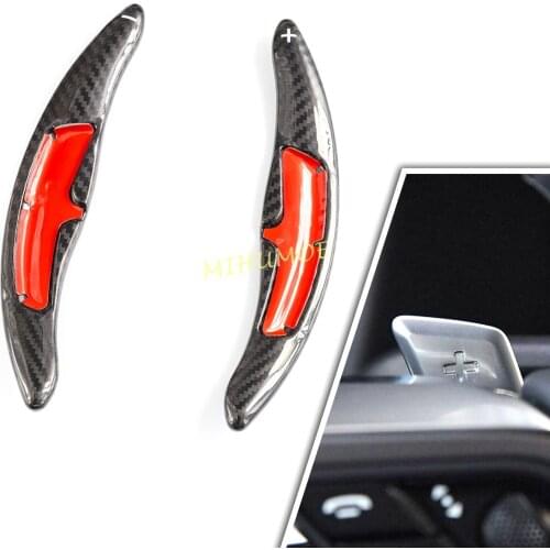 For Porsche Carbon Fiber Steering Wheel Paddle Shifter Extension Black