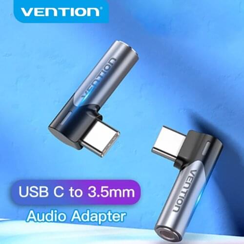 Vention Type C to 3.5 Jack Female Earphone Aux Connecter USB Type C to Jack 3.5 mm Adapter for Xiaomi Samsung Huawei P30 mate 20