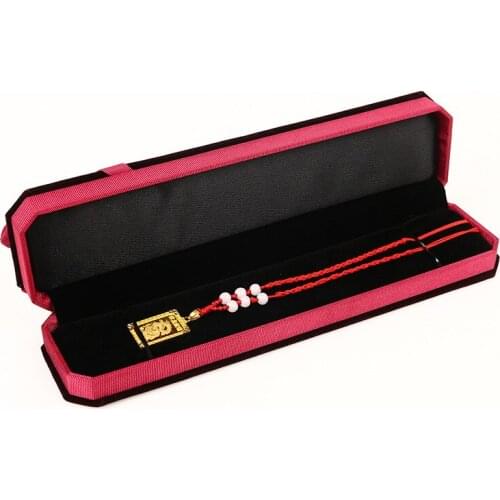 High grade velvet octagonal Jewelry Box Necklace Pendant box jewelry box