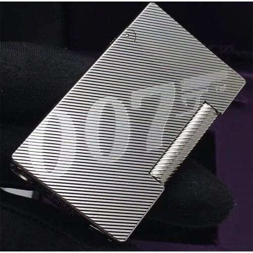 100% brand new retro DuPont bright sound lighter Seiko manufacture windproof copper body cigarette lighter with box