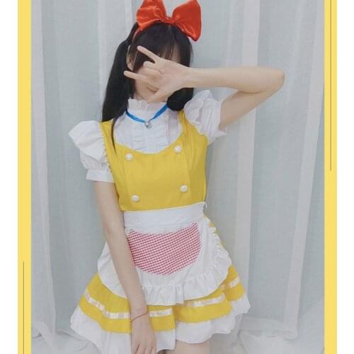 Summer Costumes For Women Japanese Kawaii Anime Cosplay Maid Costumes Lolita Dresses Cute Cat Girls Party Princess Outfits 2021