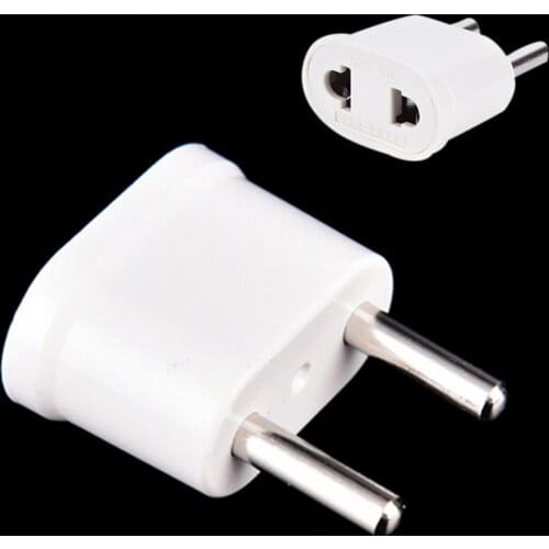 1pcs EU KR Plug Adapter Japan CN US To EU Euro European Travel Adapter Electric Plug Power Cord Charger Sockets Outlet