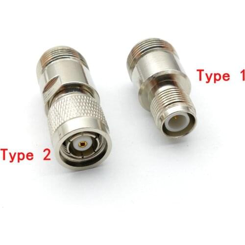 1 pcs copper N Female to RP-TNC Male Plug / RP-TNC Female Coaxial connector