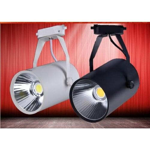 10pcs COB LED rail track light 10W 20W 30w LED spotlight ceiling downlight for Cabinet show Clothes Jewellery shop light
