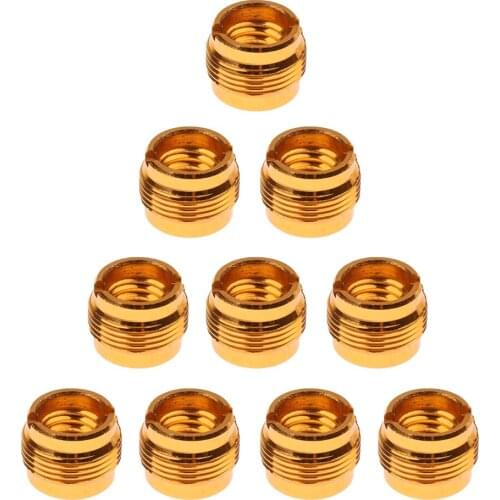 10 Pieces Microphone Clip Screw Thread Adaptor 3/8" to 5/8" Screws