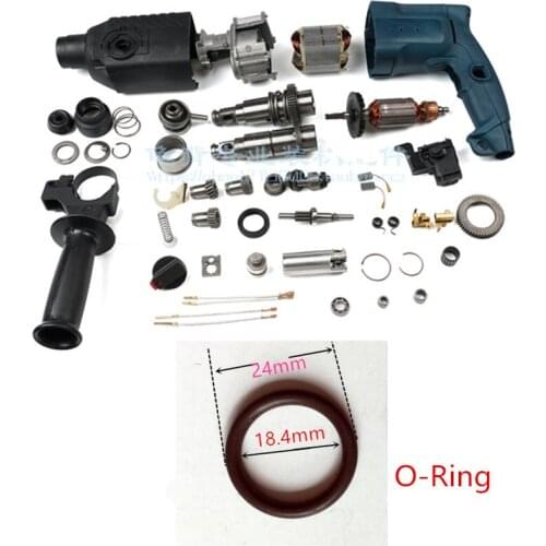 2 PCS O-Ring Piston Rubber sealing Ring Replacement for BOSCH GBH2S GBH2SE 11226VS GBH2SR GBH2-24DS GBH2-24DSE GBH2-24DSR