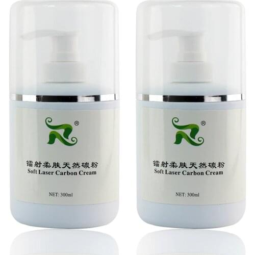 300ml soft laser carbon cream nano carbon gel cream for Skin whitening Reduce pigmentation 2pcs/set Original quality