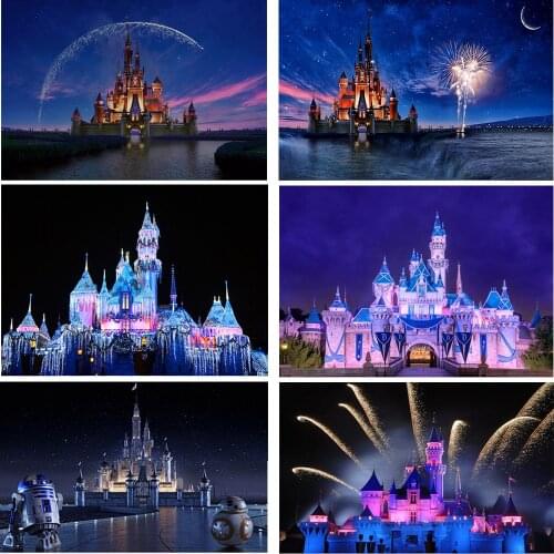 5D DIY Diamond Painting Brand New Square Round Painting Diamond Inlaid Rhinestone Disney Castle Mosaic Embroidery Home Decoratio