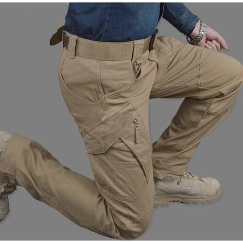 City Tactical Cargo Pants Men Combat SWAT Army Military Pants Cotton Many Pockets Stretch Flexible Man Casual Trousers XXXL