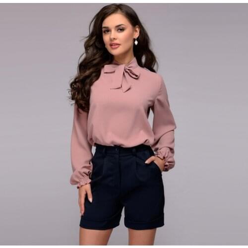 Fun Orange Blouses With Bow