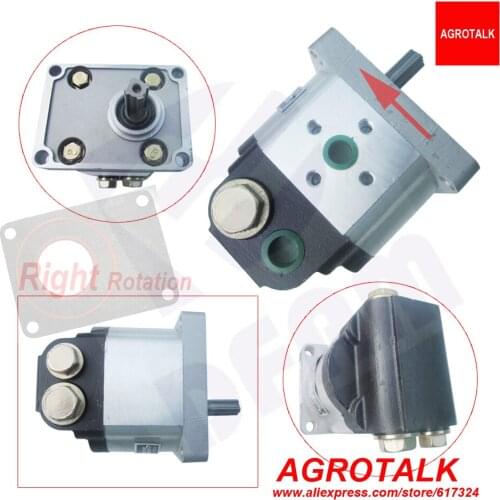 Hydraulic steering pump for Dongfeng tractor DF304, please check the pump rotation when order