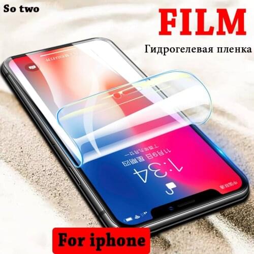 3Pcs Screen Protector Hydrogel Film For iphone X XR XS Max 11 pro max Soft Protective Film For iphone 7 6 6s 8 Plus 11 Not Glass
