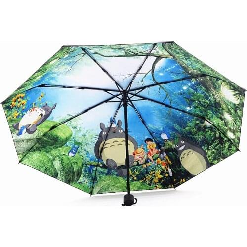 Anime My Neighbor Totoro Cute Daily Folding Umbrella Cosplay Collection