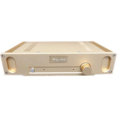 Width 336* high 75* deep 208mm Mini DIY all aluminum chassis power supply amp DAC amplifier chassis housing
