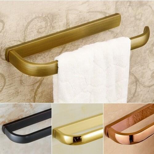 Golden,Antique,Black,Rose Gold Wall Mounted Towel Ring Bath Towel Holder Bathroom Accessories Bath Hardware zhh02