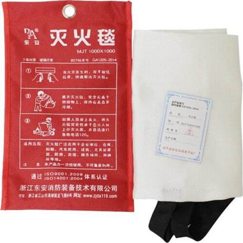 Fiberglass Fire Emergency Blanket Survival Shelter Safety Cover Fire Blanket for Home Car Kitchen